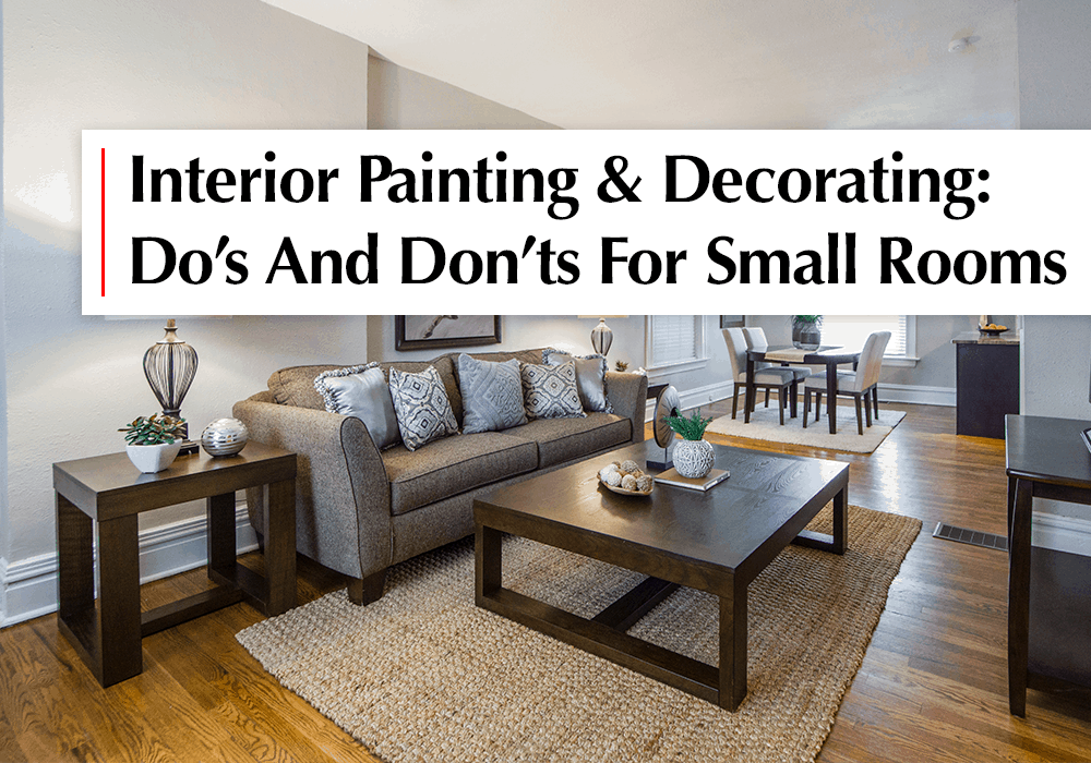 Interior painting for small rooms