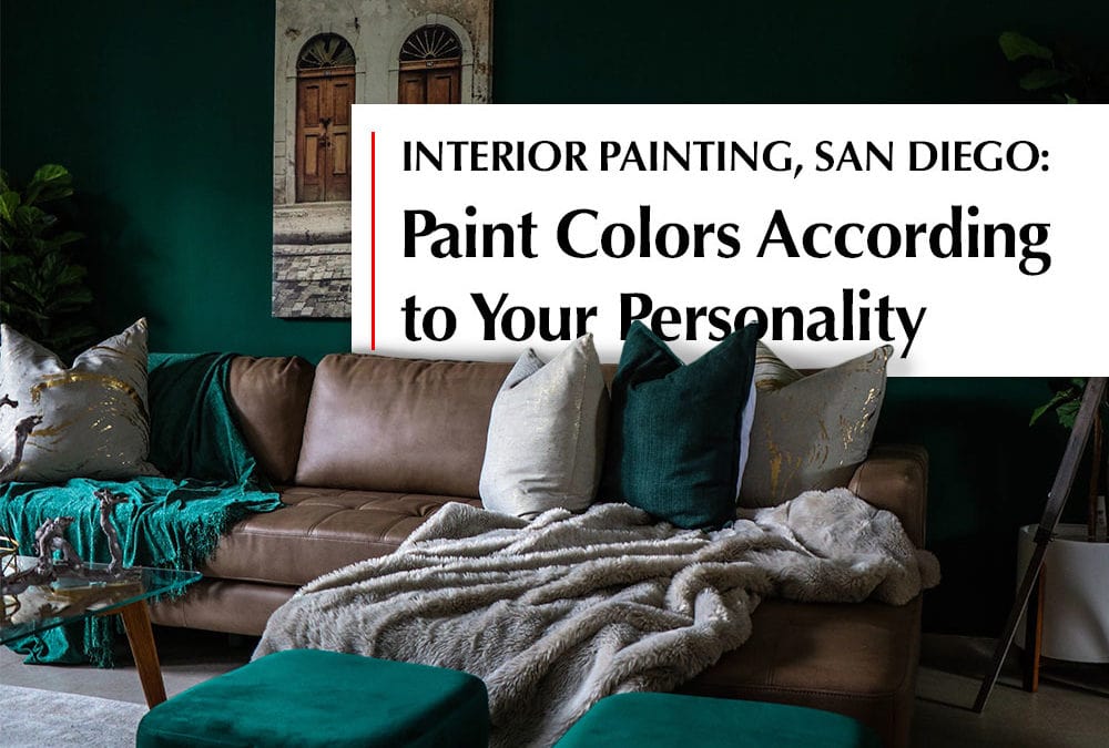 Paint colors according to your personality
