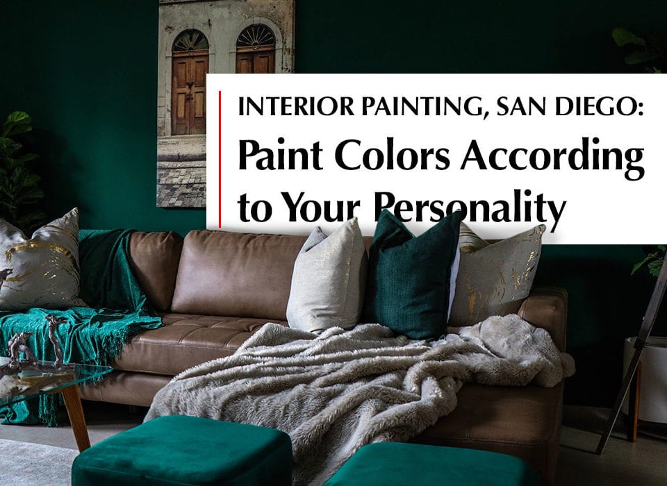 Paint colors according to your personality