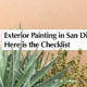Exterior painting in San Diego