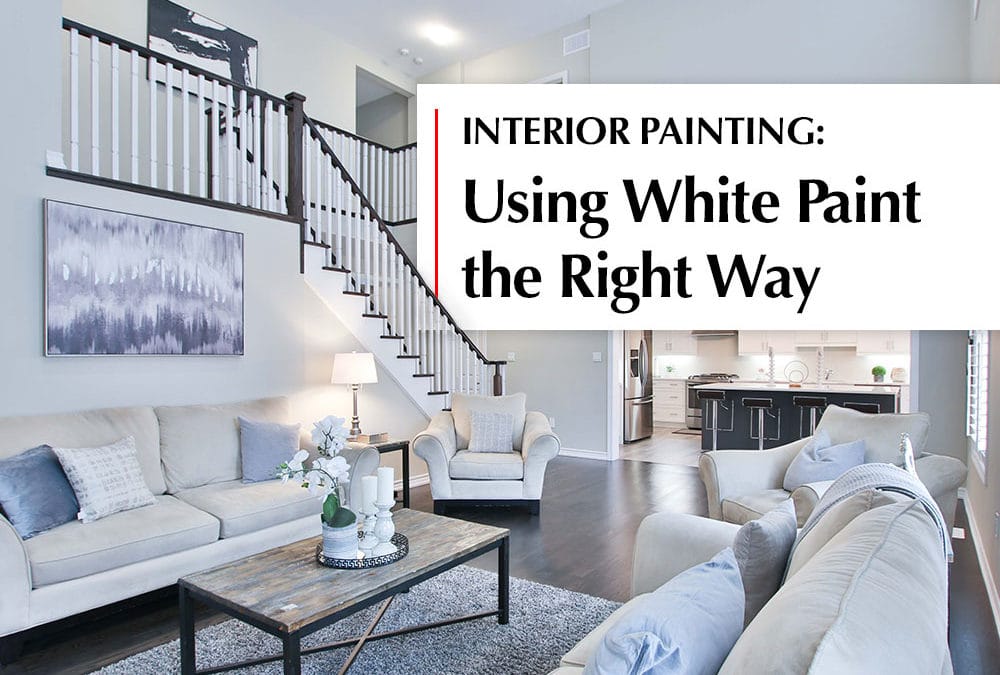 Interior Painting with White Paint