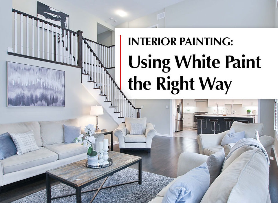 Interior Painting with White Paint