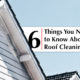 Things you need to know about roof cleaning