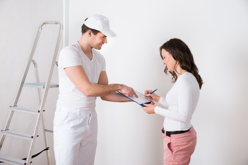 painter and client
