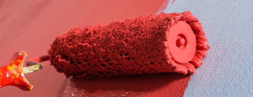 red paint