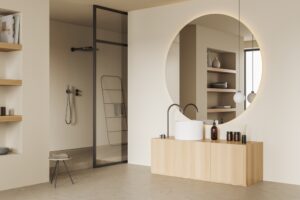 SHOJI WHITE- SW 7042 Bathroom