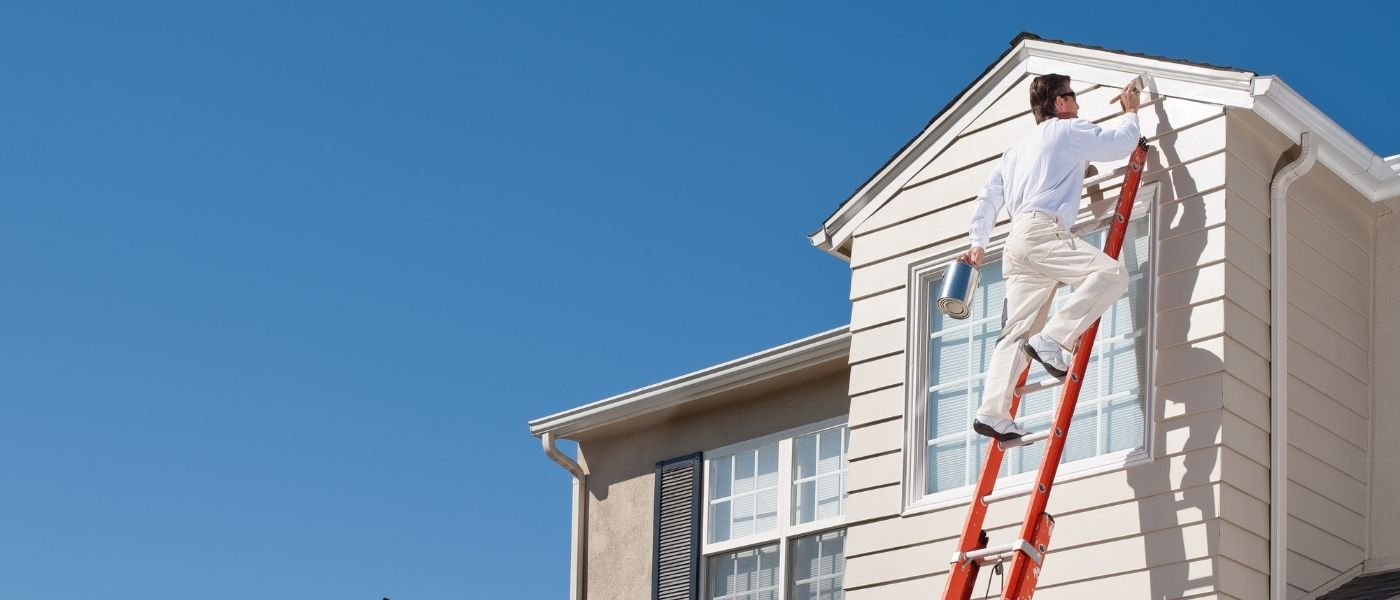 Freshly painted coastal San Diego home with long-lasting premium exterior paint