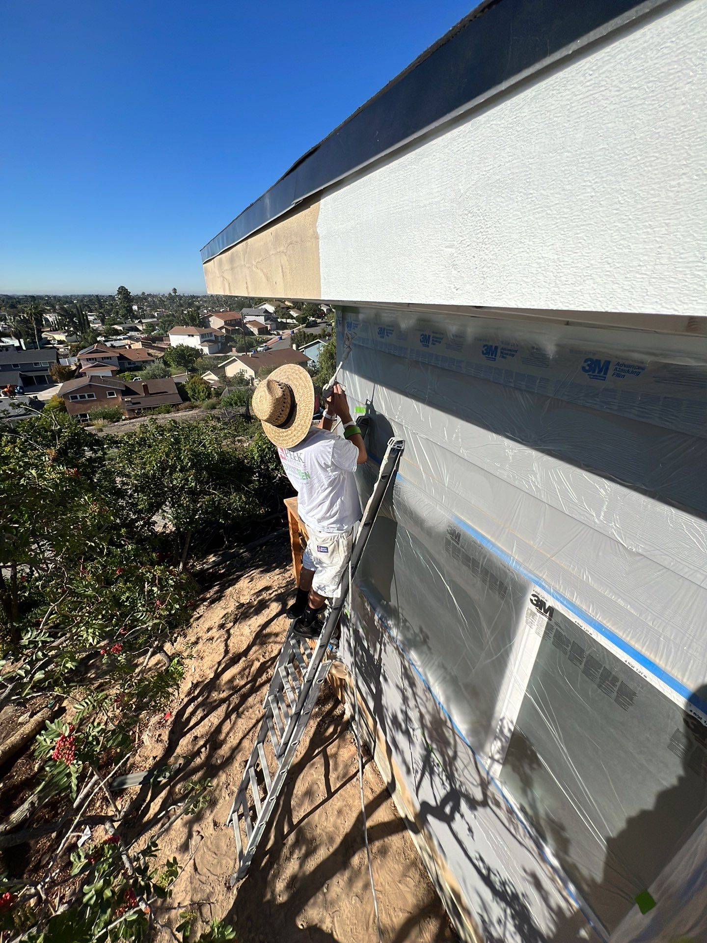 Peek Brothers Painting professional painters providing premium eco-friendly painting services for a San Diego home