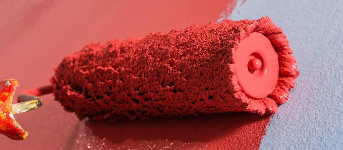 red paint