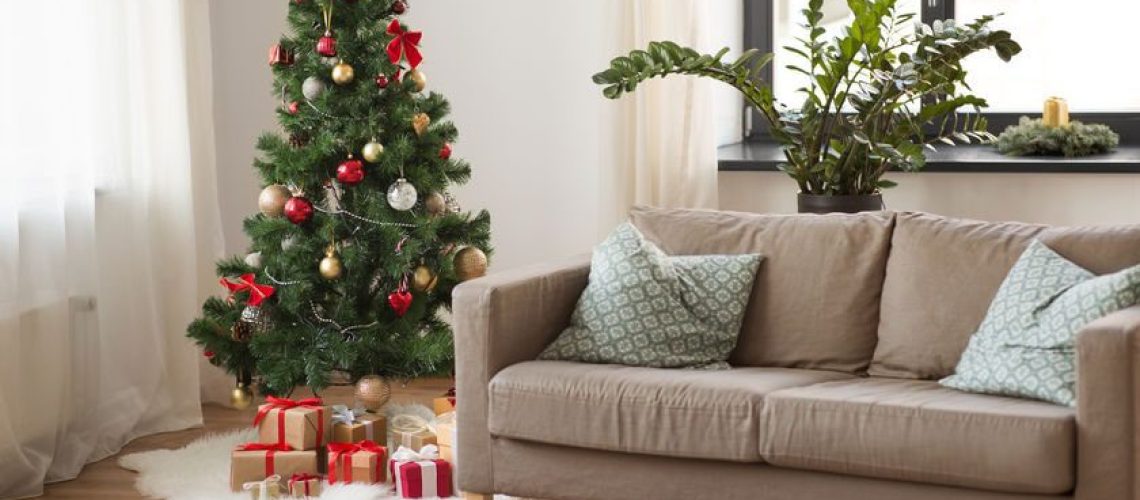 christmas tree living room